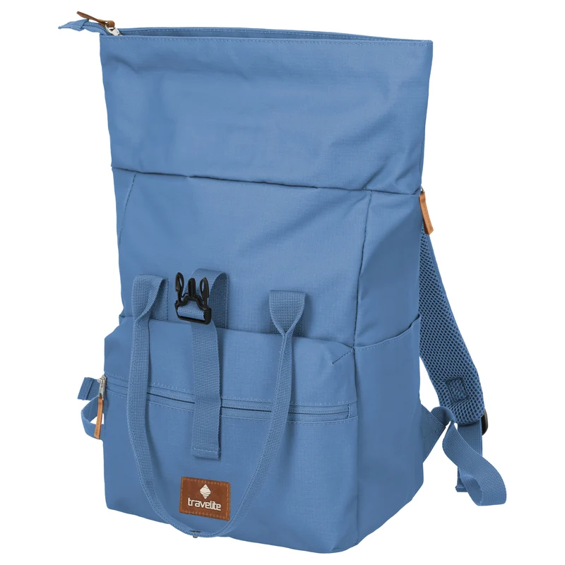 Travelite Basics Short Handle - Mochila enrollable 46 cm (denim)