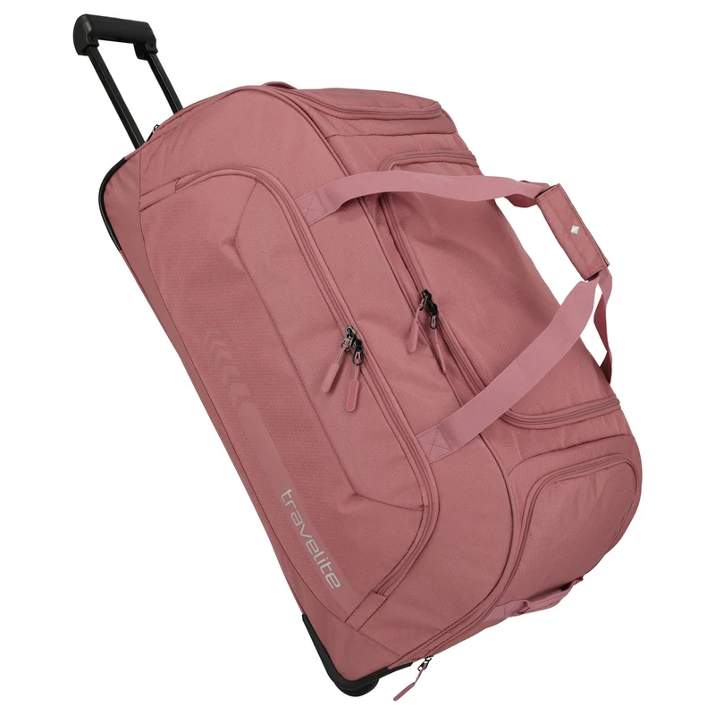 Travelite Kick-Off - Bolsa de viaje con ruedas 77 cm XL (rose)