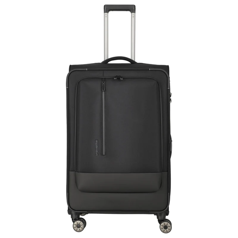 Travelite Crosslite - Trolley de 4 ruedas L 77 cm expandible (black)