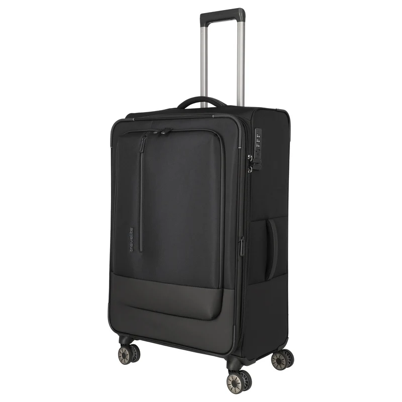 Travelite Crosslite - Trolley de 4 ruedas L 77 cm expandible (black)