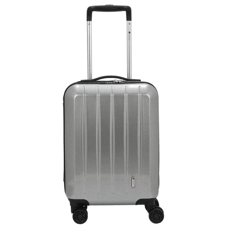 CHECK.IN London 2.0 - Trolley de 4 ruedas 50 cm (carbon silber)