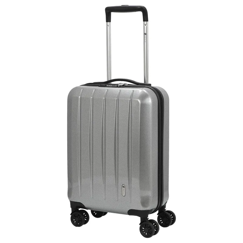CHECK.IN London 2.0 - Trolley de 4 ruedas 50 cm (carbon silber)