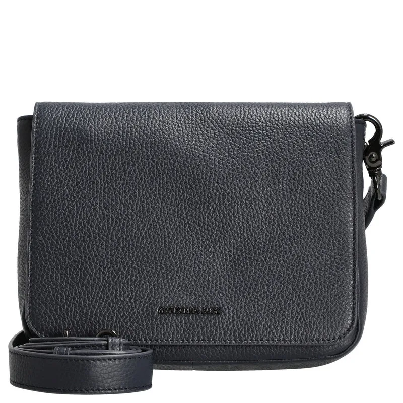Mandarina Duck Mellow Leather - Bolso bandolera 36 cm (dress blue)