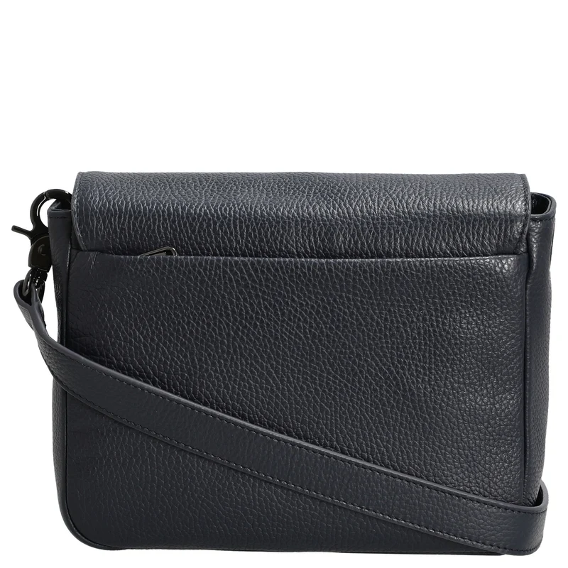 Mandarina Duck Mellow Leather - Bolso bandolera 36 cm (dress blue)