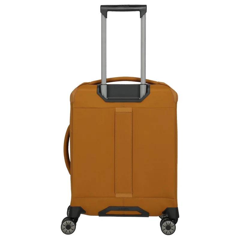 Travelite Priima - Trolley de cabina con 4 ruedas S 55 cm expandible (curry)