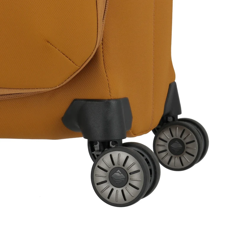 Travelite Priima - Trolley de 4 ruedas L 79 cm expandible (curry)