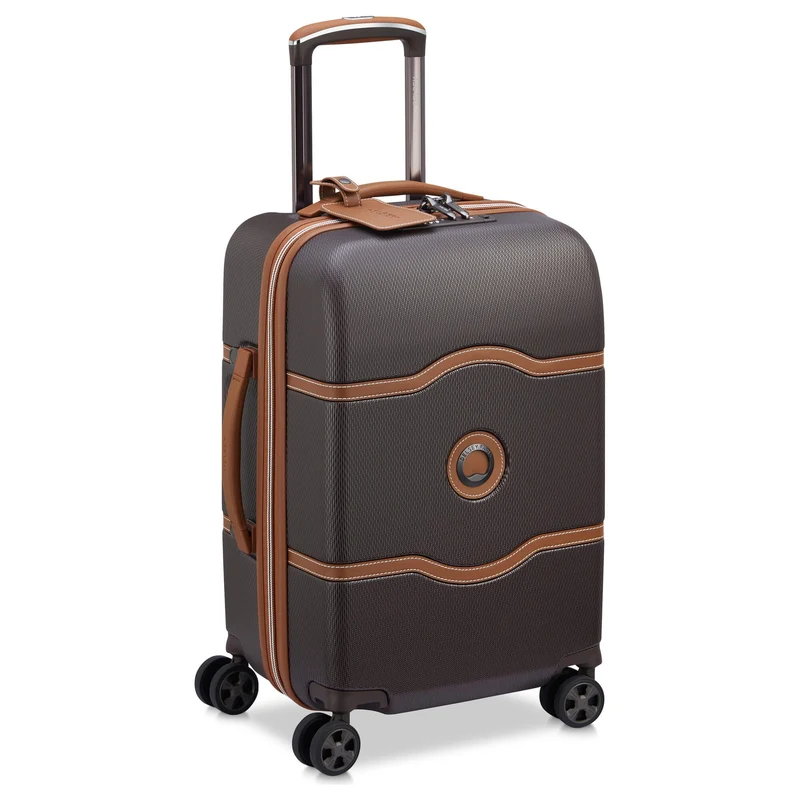 Delsey Paris Chatelet Air 2.0 - Trolley de cabina con 4 ruedas 55 cm (braun)