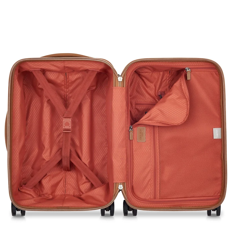 Delsey Paris Chatelet Air 2.0 - Trolley de cabina con 4 ruedas 55 cm (braun)