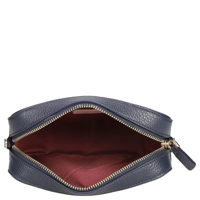 Coccinelle Tebe - Bolso de hombro de 19 cm (azul de medianoche)