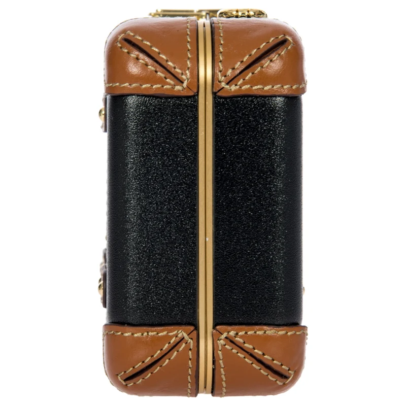 Brics Bellagio - Bolso bandolera 20 cm (black/tan)