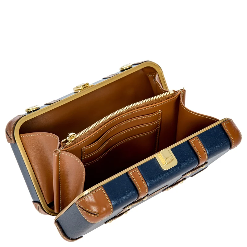 Brics Bellagio - Bolso bandolera 20 cm (blue/tan)