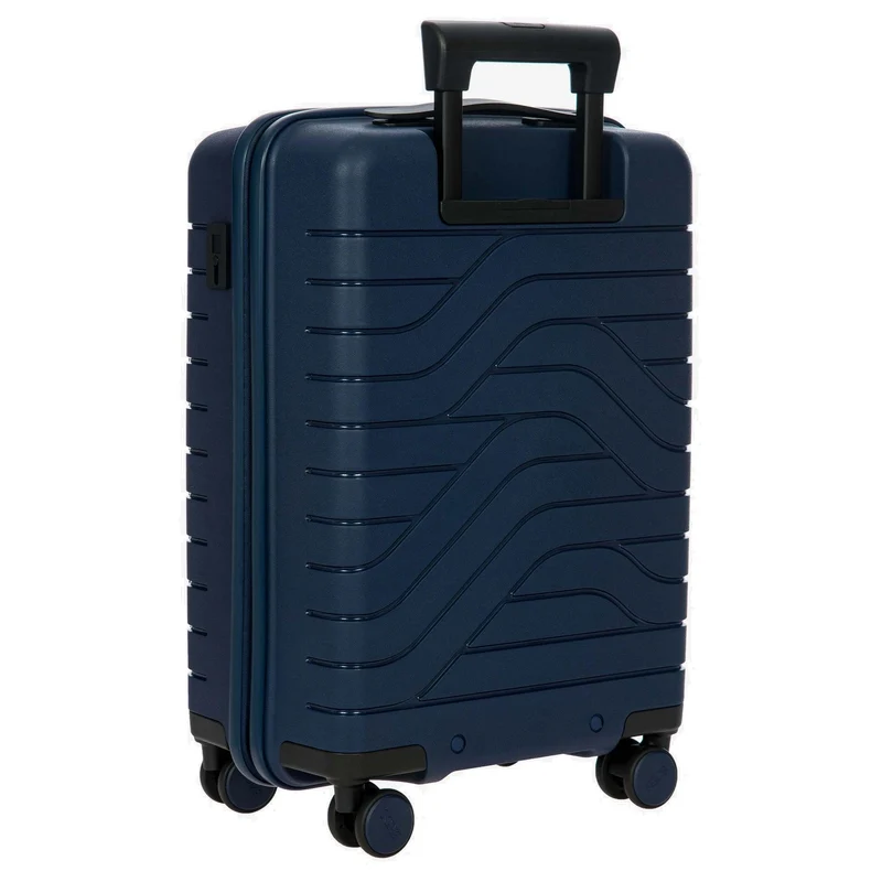 Brics BY Ulisse - Trolley de cabina con 4 ruedas y bolsillo delantero 55 cm erw. USB (oceano)