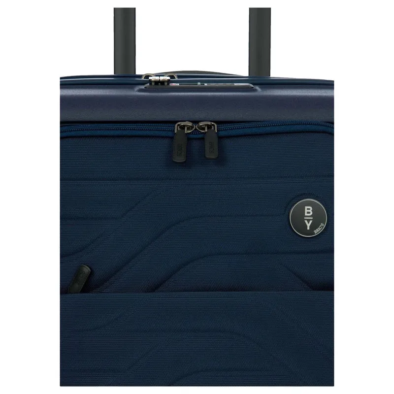 Brics BY Ulisse - Trolley de cabina con 4 ruedas y bolsillo delantero 55 cm erw. USB (oceano)