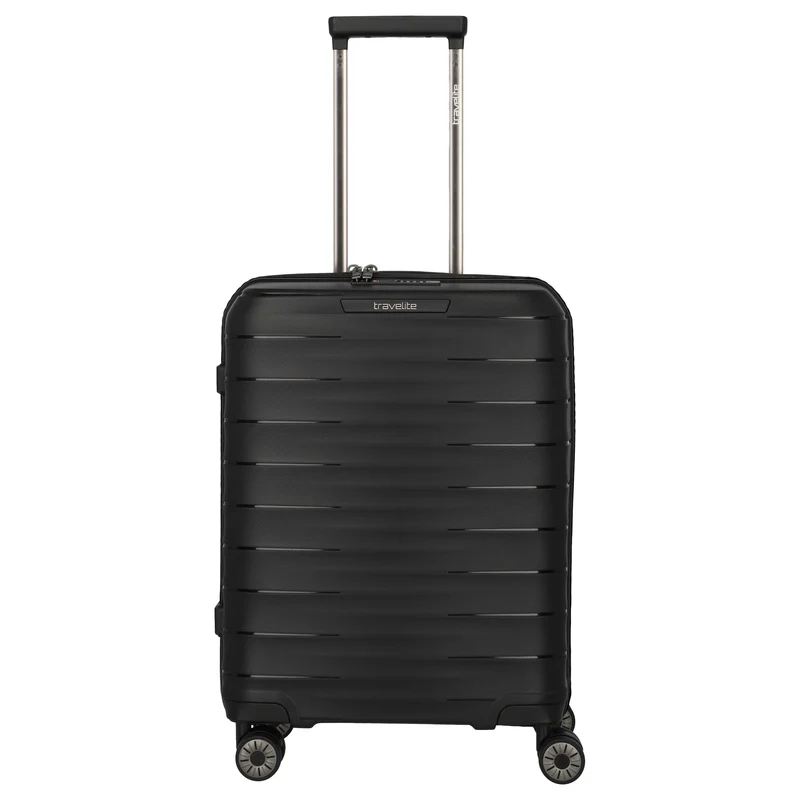 Travelite Mooby - Trolley de cabina con 4 ruedas S 55 cm (black)