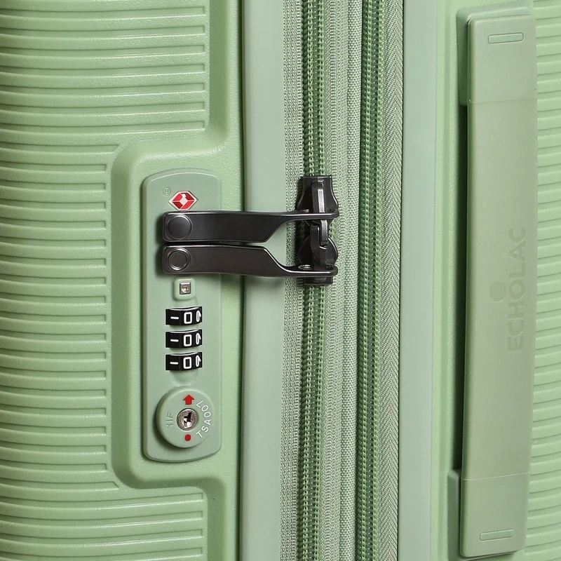 Echolac Forza - 4 ruedas - Trolley de cabina 55 cm expandible (verde)