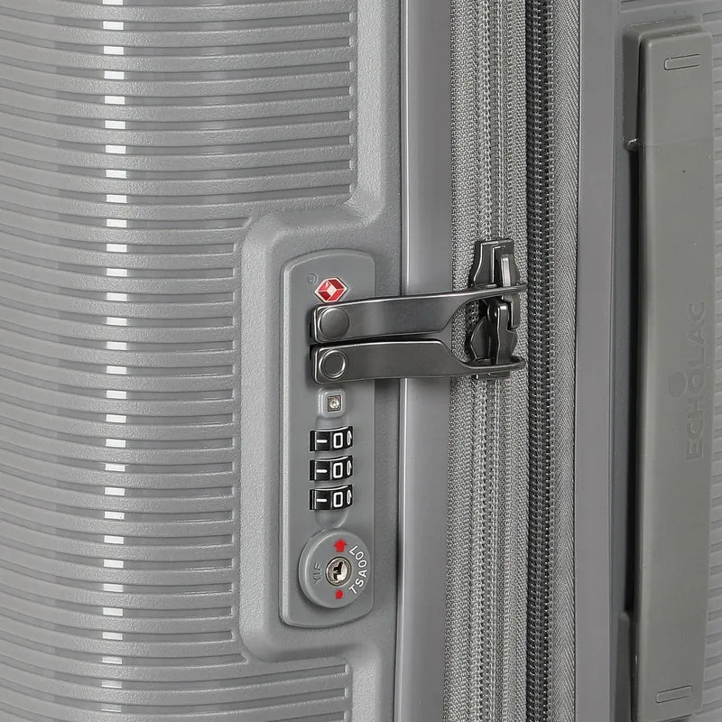 Echolac Forza - 4 ruedas - Trolley L 75 cm expandible (grigio)