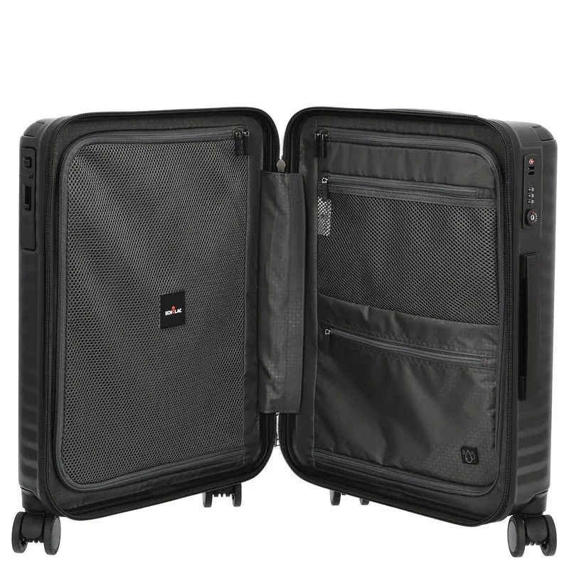 Echolac Celestra BLX - 4 Rollen - Trolley de cabina S 55 cm (schwarz)