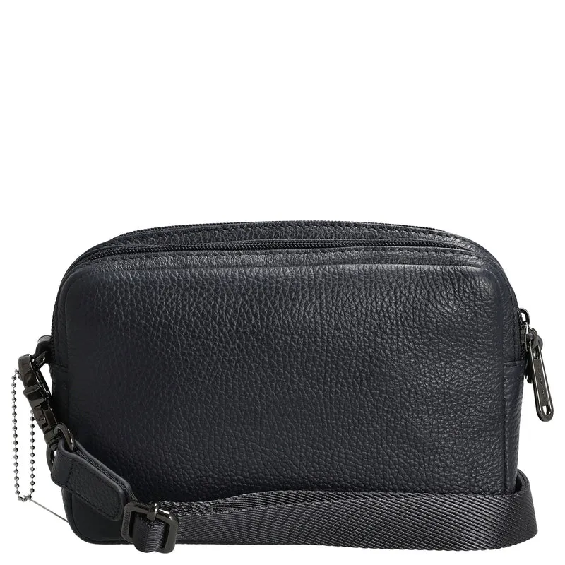 Mandarina Duck Mellow Leather - Bolso bandolera 20 cm (dress blue)