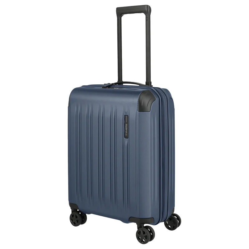 Travelite Dynamiic - Trolley de cabina con 4 ruedas S 55 cm expandible (denimblue)
