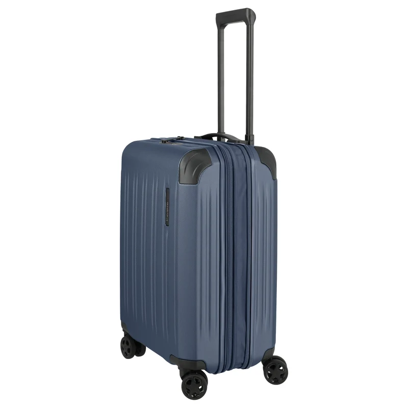Travelite Dynamiic - Trolley de cabina con 4 ruedas S 55 cm expandible (denimblue)