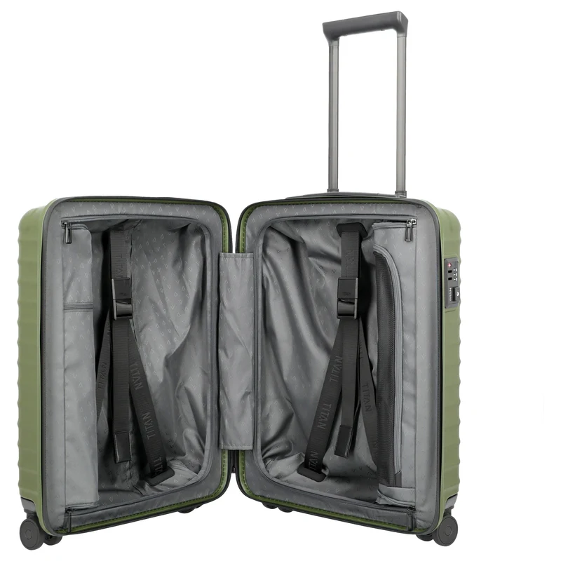 TITAN UPGRADE - Trolley de cabina con 4 ruedas S 55/20 cm (forest green)