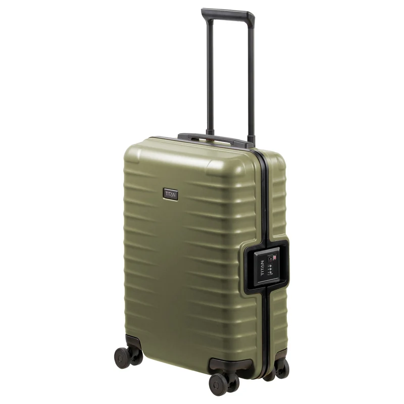 TITAN OVERSEAS - Trolley de cabina con 4 ruedas S 55/20 cm (forest green)