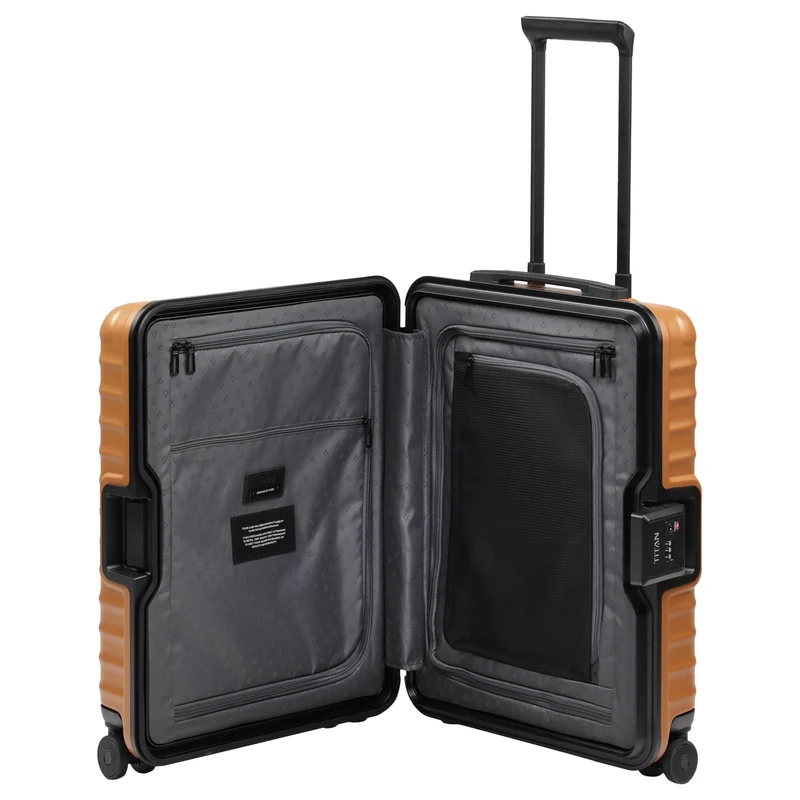 TITAN OVERSEAS - Trolley de cabina con 4 ruedas S 55/20 cm (canyon bronze)