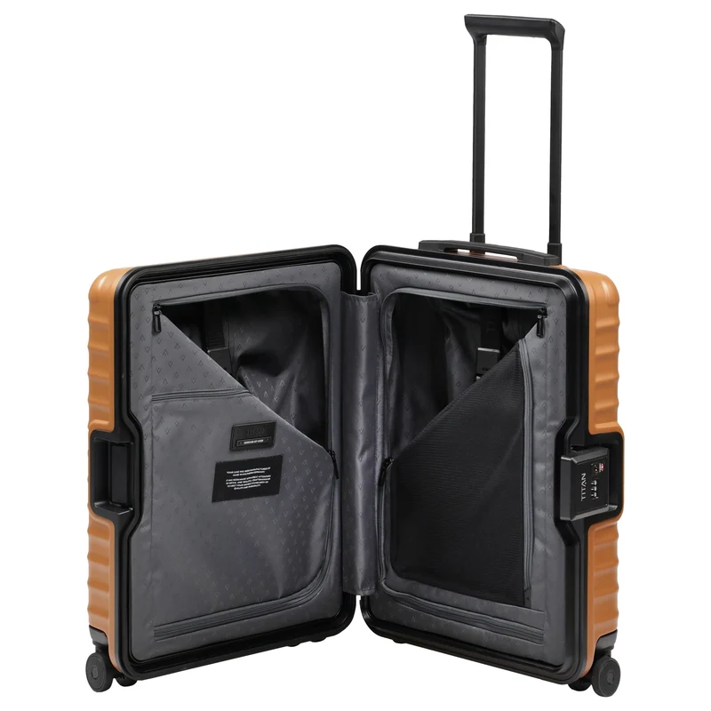 TITAN OVERSEAS - Trolley de cabina con 4 ruedas S 55/20 cm (canyon bronze)