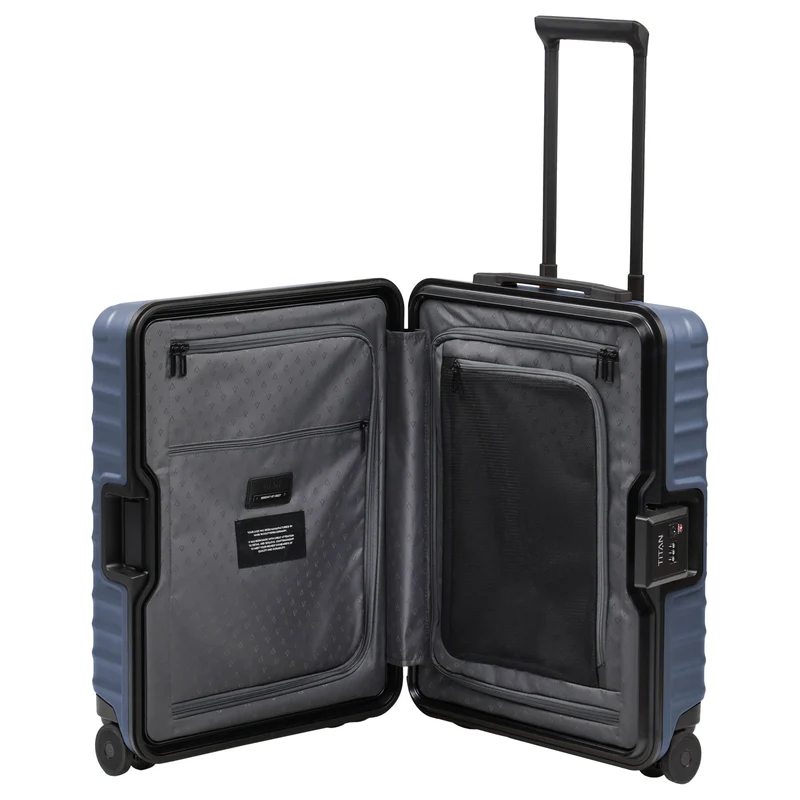 TITAN OVERSEAS - Trolley de cabina con 4 ruedas S 55/23 cm (midnight blue)