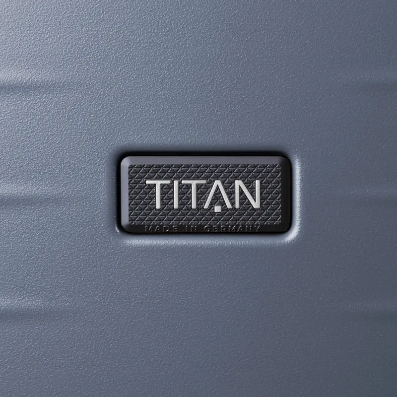 TITAN OVERSEAS - Trolley de cabina con 4 ruedas S 55/20 cm (midnight blue)