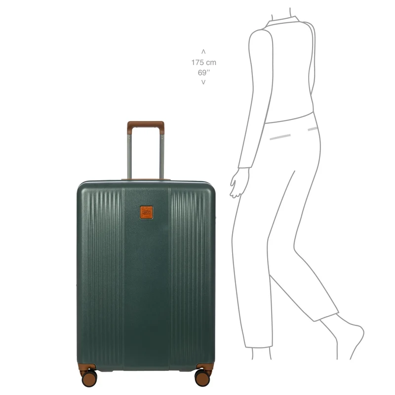 Brics Ferrara - Trolley de 4 ruedas L 77 cm expandible (green)