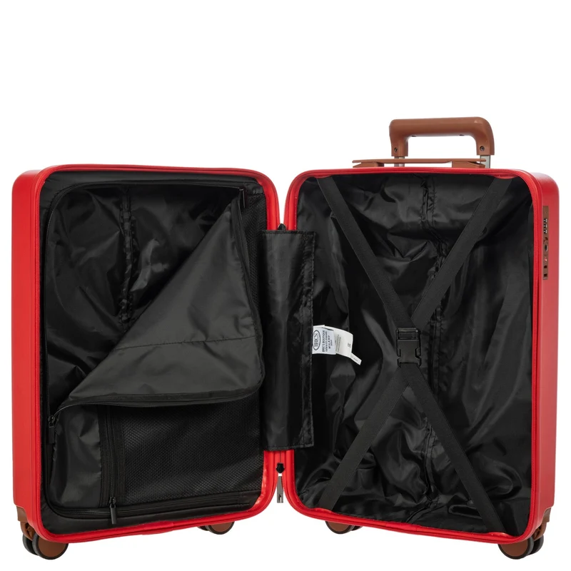Brics Ferrara - Trolley de cabina con 4 ruedas S 55 cm (red)