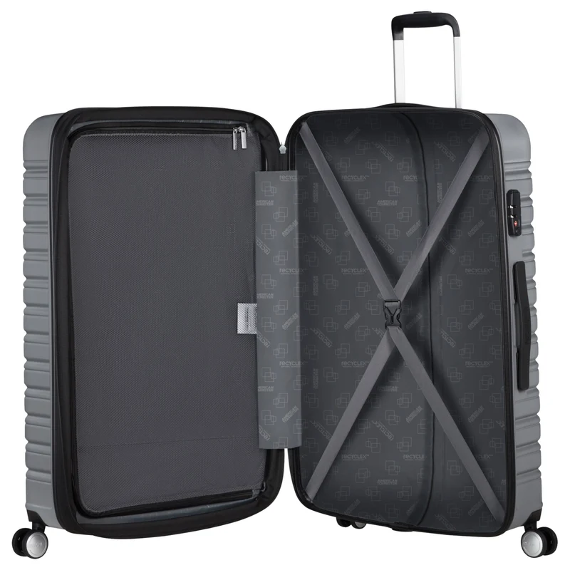 American Tourister Flashline - Trolley de 4 ruedas 78 cm expandible (silber)