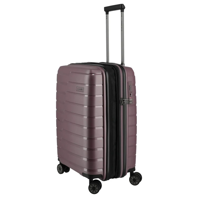 Travelite Air Base - Trolley de cabina pequeño 4 ruedas 55 cm expandible (flieder)