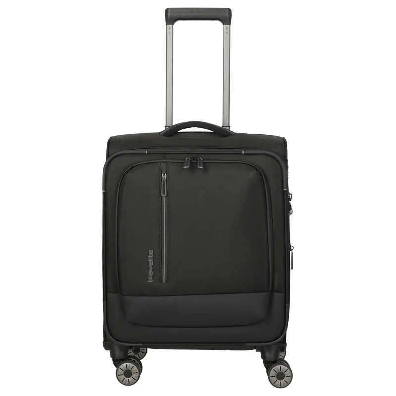 Travelite Crosslite - Trolley de cabina S 4 ruedas 55 cm expandible (schwarz)
