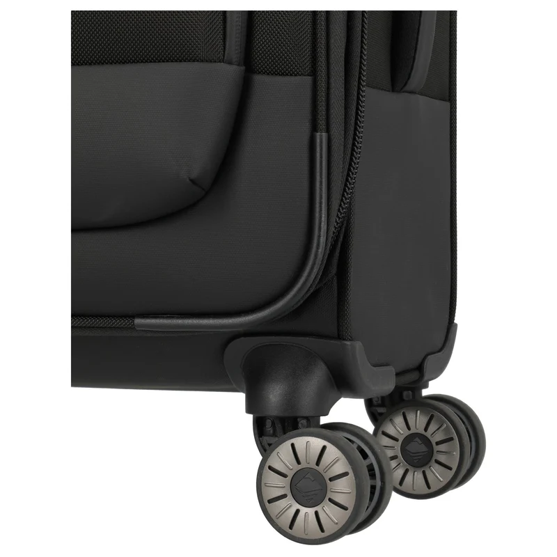 Travelite Crosslite - Trolley de cabina S 4 ruedas 55 cm expandible (schwarz)