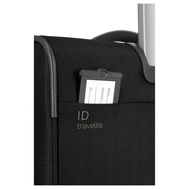 Travelite Crosslite - Trolley de cabina S 4 ruedas 55 cm expandible (schwarz)