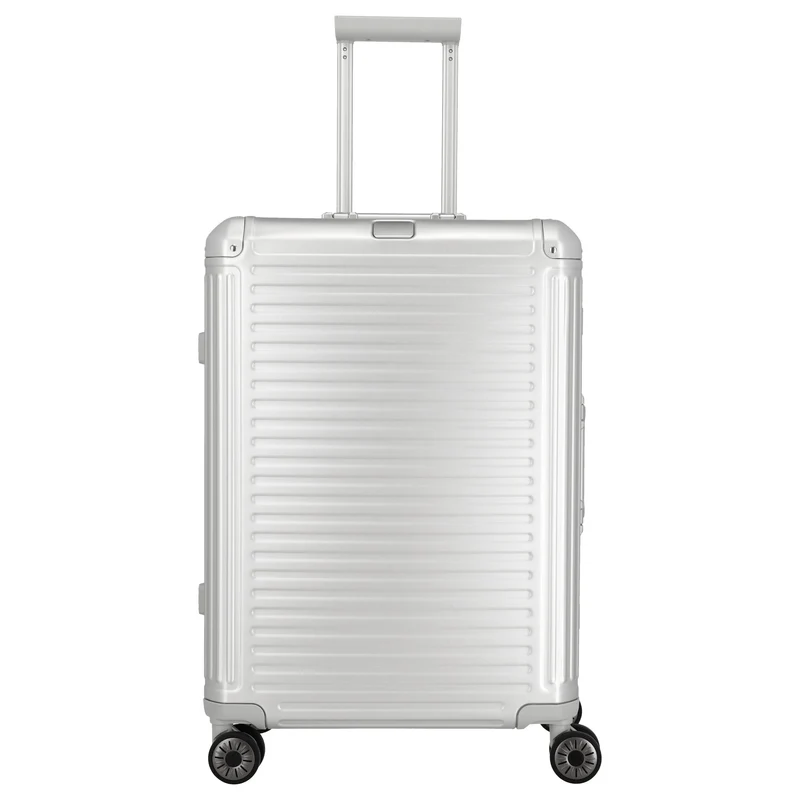 Travelite Next - Trolley con 4 ruedas M 67 cm (silber)