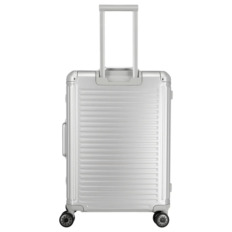 Travelite Next - Trolley con 4 ruedas M 67 cm (silber)