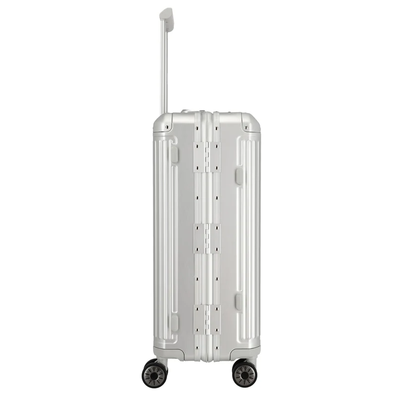 Travelite Next - Trolley con 4 ruedas M 67 cm (silber)