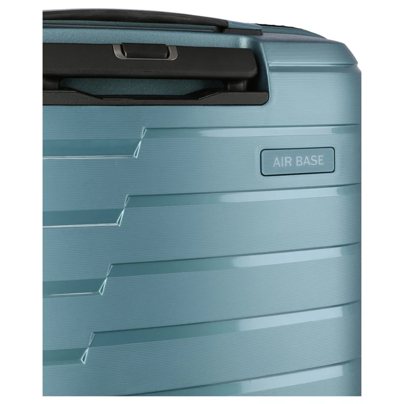 Travelite Air Base - Trolley de cabina con 4 ruedas y bolsillo delantero S 55 cm (iceblue)