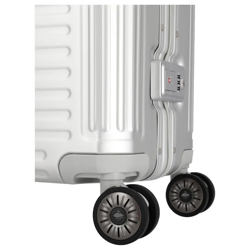Travelite Next - Trolley de 4 ruedas L 77 cm (silber)