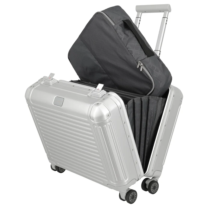 Travelite Next - Trolley de negocios con 4 ruedas 45 cm (silber)