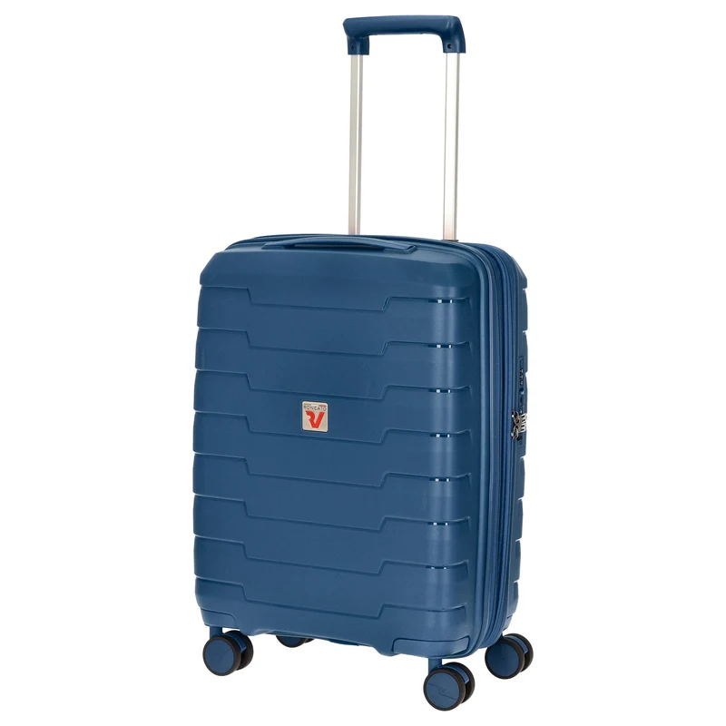 Roncato Skyline - Trolley de cabina S 4 ruedas 55 cm expandible USB-Anschluss (navy)