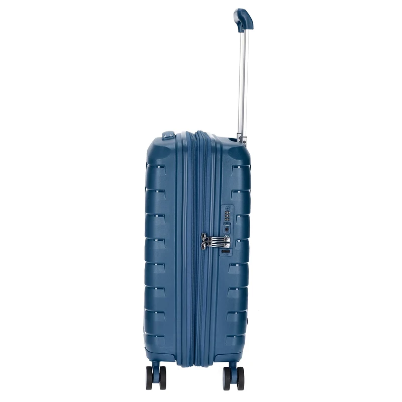 Roncato Skyline - Trolley de cabina S 4 ruedas 55 cm expandible USB-Anschluss (navy)