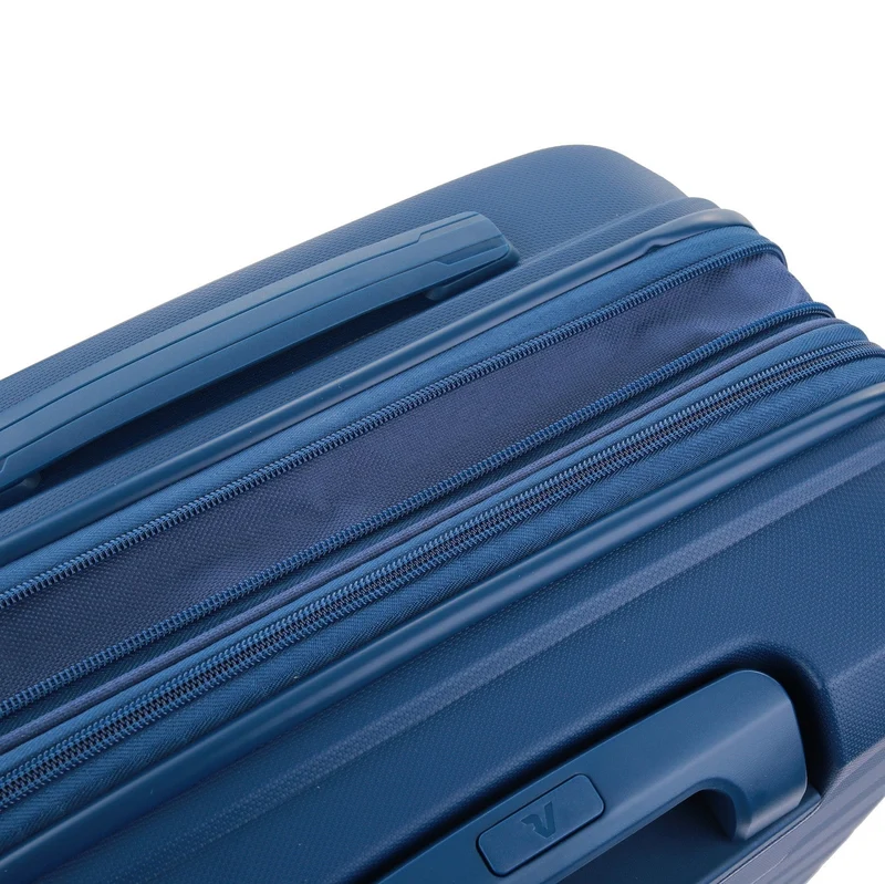 Roncato Skyline - Trolley de cabina S 4 ruedas 55 cm expandible USB-Anschluss (navy)