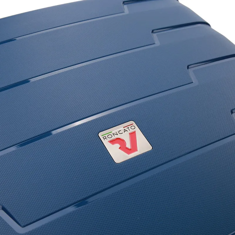 Roncato Skyline - Trolley de cabina S 4 ruedas 55 cm expandible USB-Anschluss (navy)