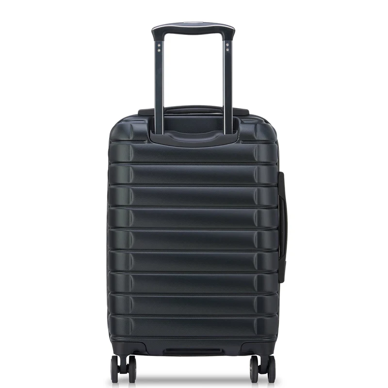 Delsey Paris Shadow 5.0 - Trolley de cabina con 4 ruedas y bolsillo delantero S 55 cm expandible USB (schwarz)