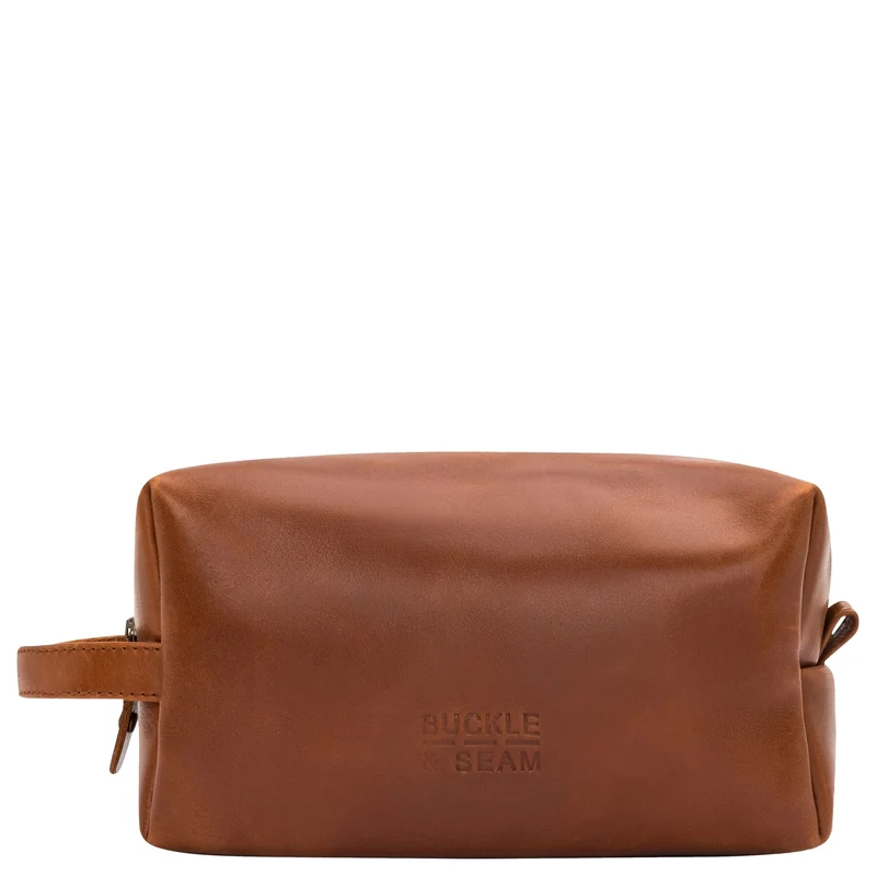 Buckle & Seam Everest - Neceser 22 cm (cognac)