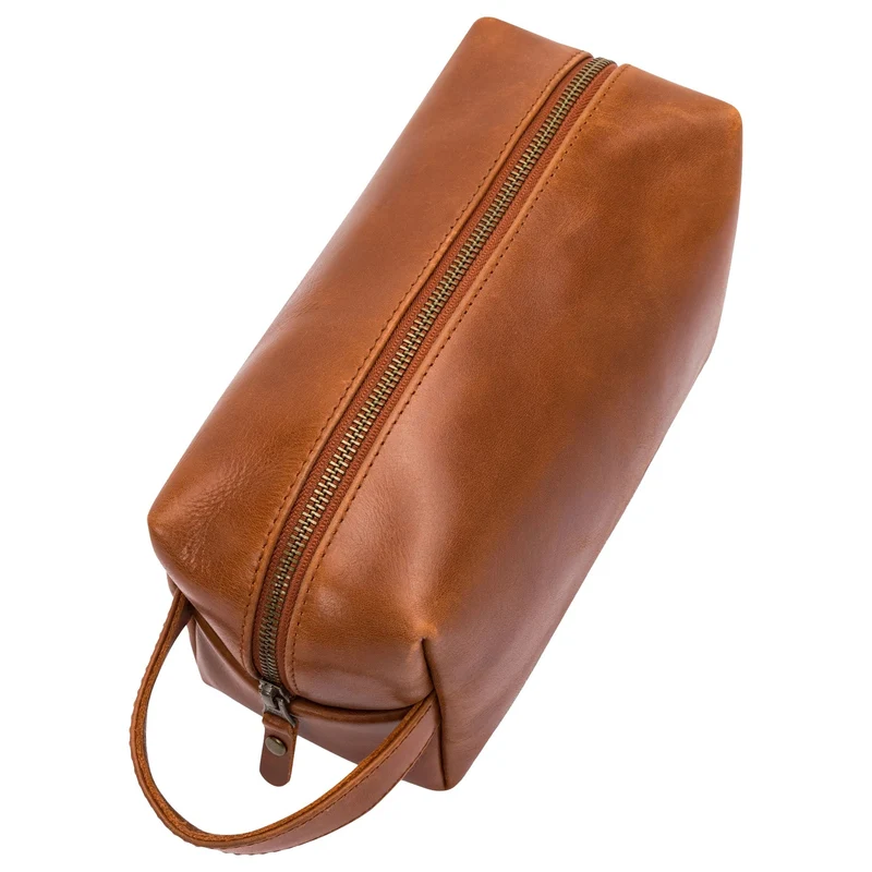 Buckle & Seam Everest - Neceser 22 cm (cognac)